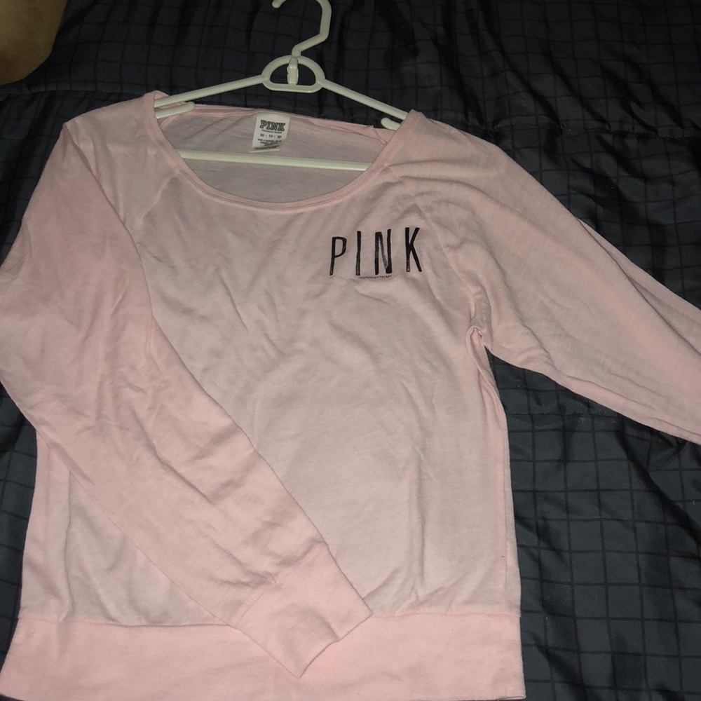 Long sleeve pink shirt